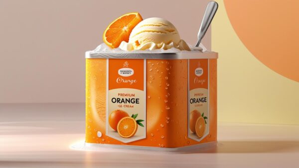 FrostBurst – Orange Zest Ice Cream (Box Pack) 500ml