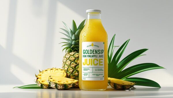 GoldenSip – Pure Pineapple Juice